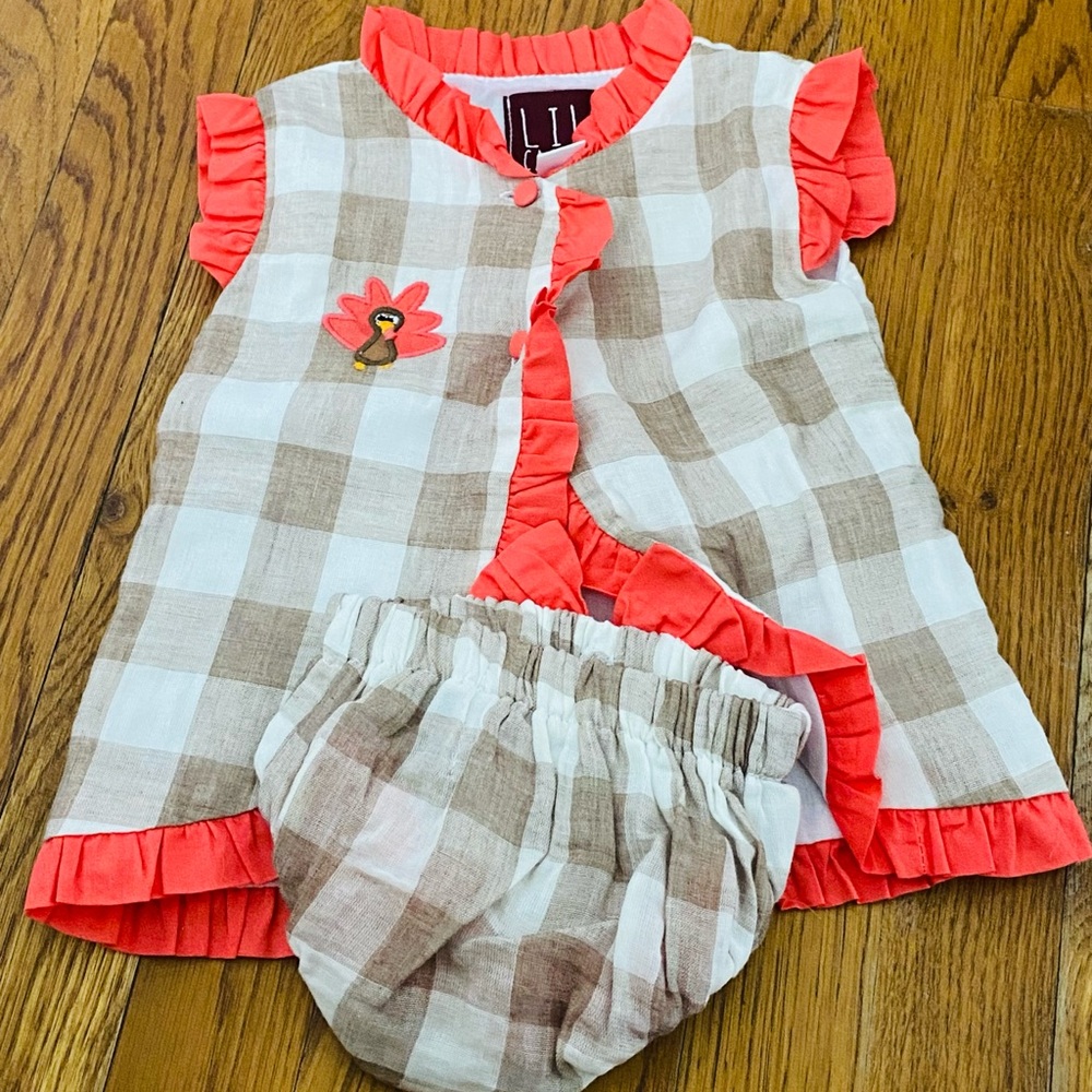 Lil Cactus Turkey Outfit